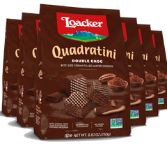 Quadratini Double Choc Wafer Cookies (6 Pack)