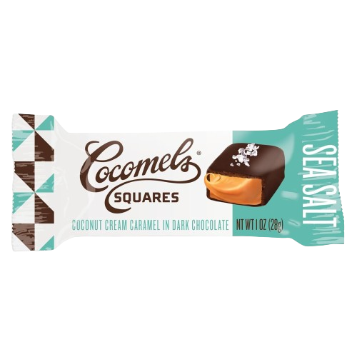 Chocolate-covered Cocomels - Coconut Milk Caramels Non-Dairy (15 Pack)