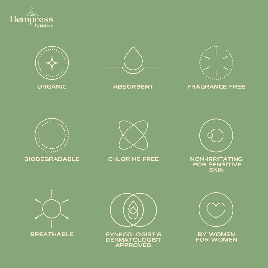 Hemp Day Regular Pads (12 CT)