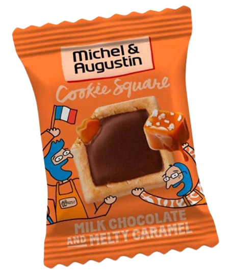 Milk Chocolate And Caramel Mini Cookies (20 Pack)