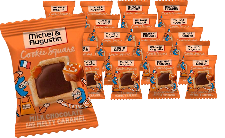 Milk Chocolate And Caramel Mini Cookies (20 Pack)
