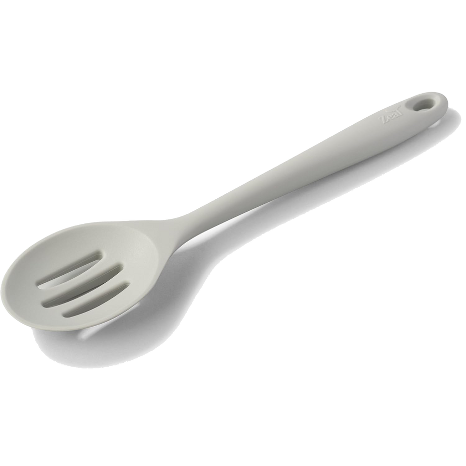 Silicone Slotted Spoon - Light Grey