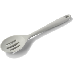 Silicone Slotted Spoon - Light Grey