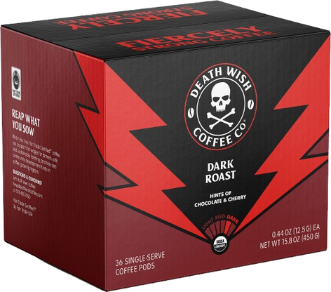 Organic Single Serve Dark Roast K-Pod Coffee (36 CT)