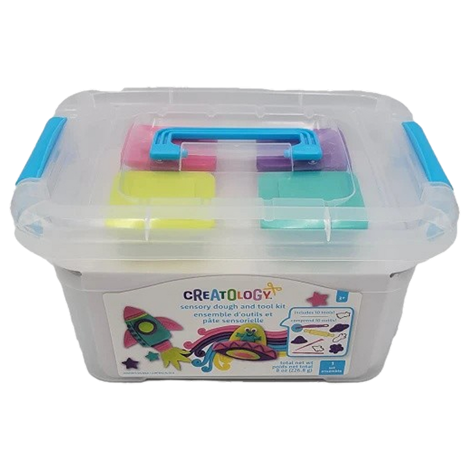 Dough 14Pc Play Set Space (4 CT Dough + Tools)