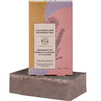 Lavendar & Rose Deodorant Bar