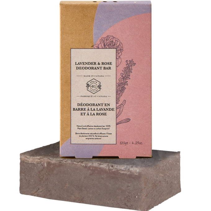 Lavendar & Rose Deodorant Bar