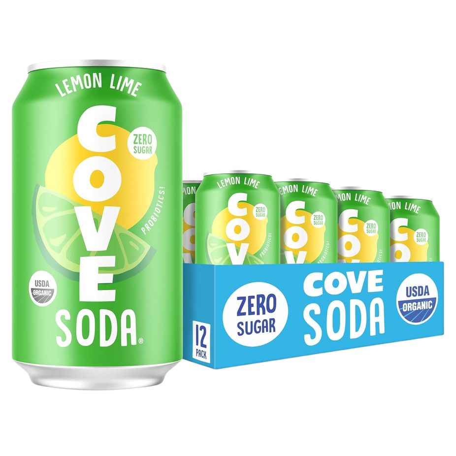 Probiotic Lemon-Lime Soda (12 Pack)