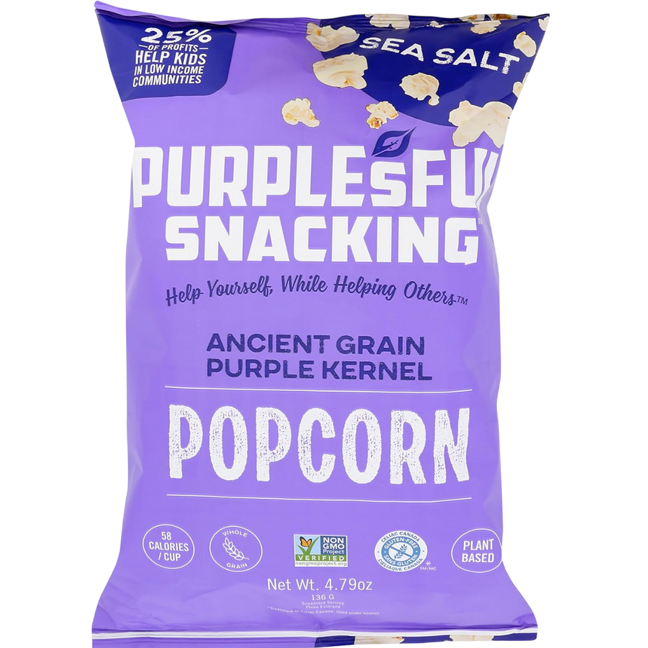 Sea Salt Ancient Grain Purple Kernel Popcorn