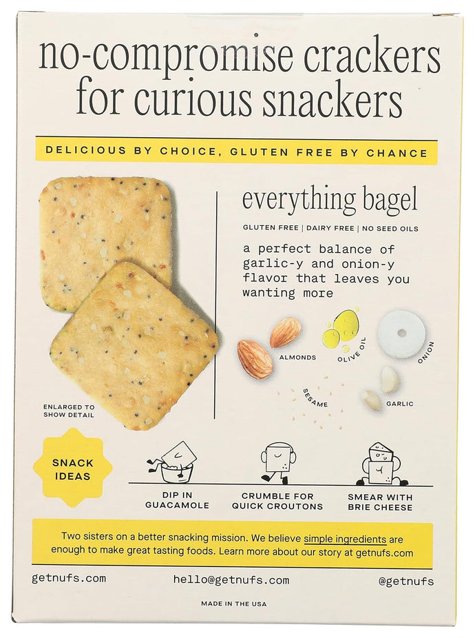 Everything Bagel Crispy Crackers