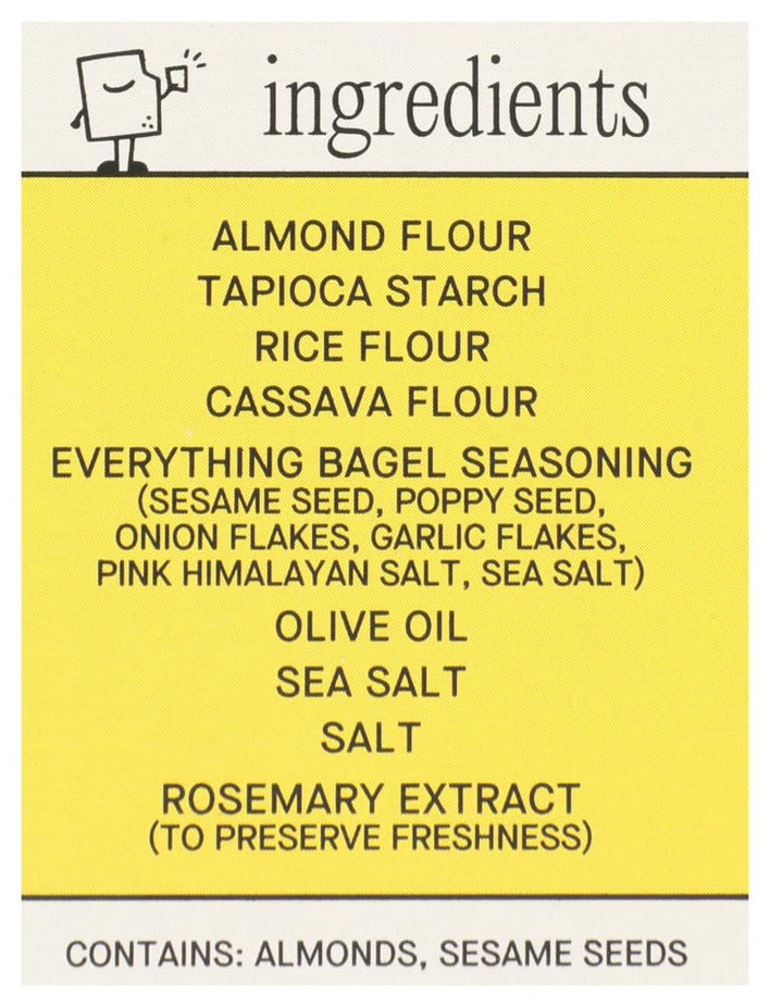 Everything Bagel Crispy Crackers