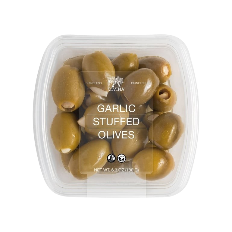Garlic Stuffed Green Olives