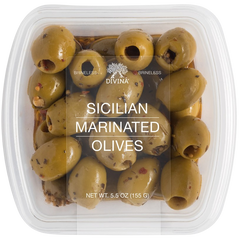 Sicilian Herb Pitted Olives Cup