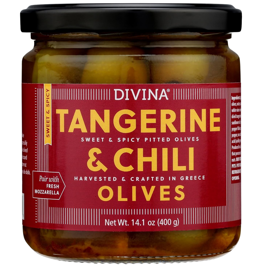Olives with Tangerine & Chili