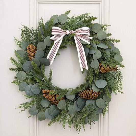 Holiday Wreath - Greenery and Pine