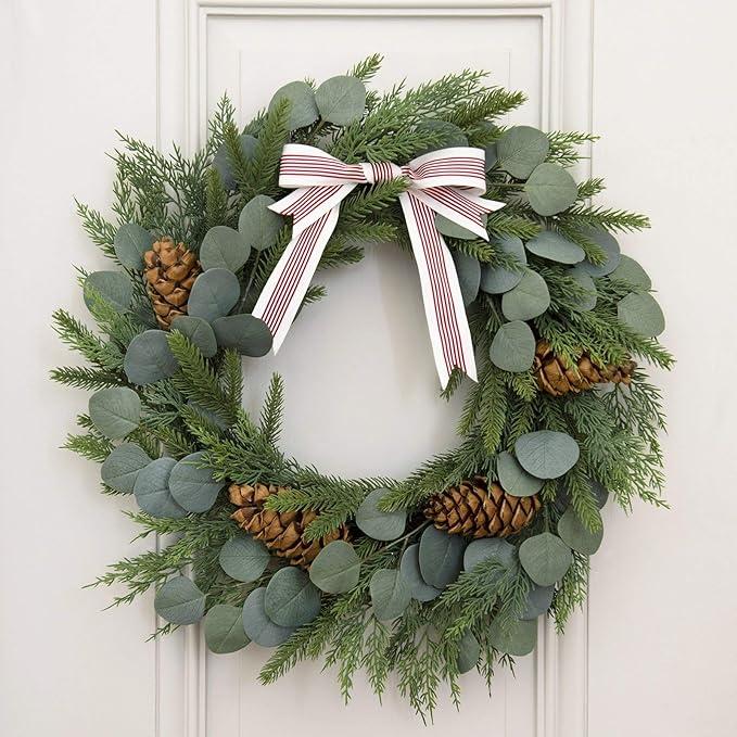 Holiday Wreath - Greenery and Pine