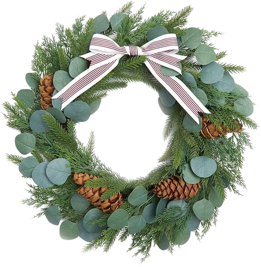 Holiday Wreath - Greenery and Pine