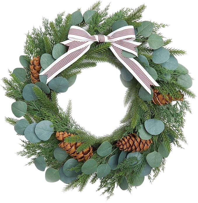 Holiday Wreath - Greenery and Pine