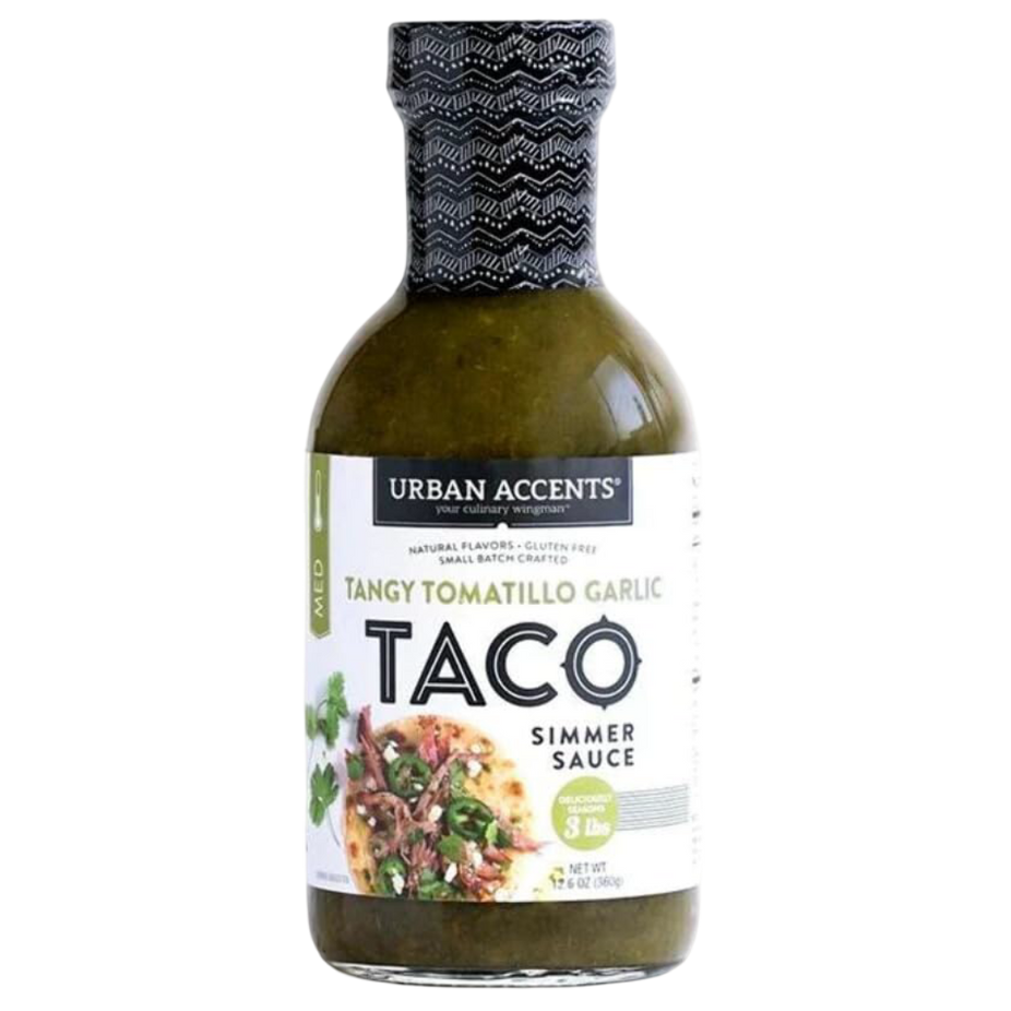 Tangy Tomatillo Garlic Taco Sauce