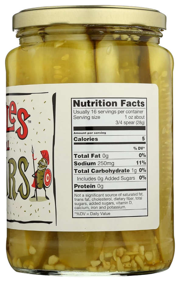 Dirty Dill Spears Pickles