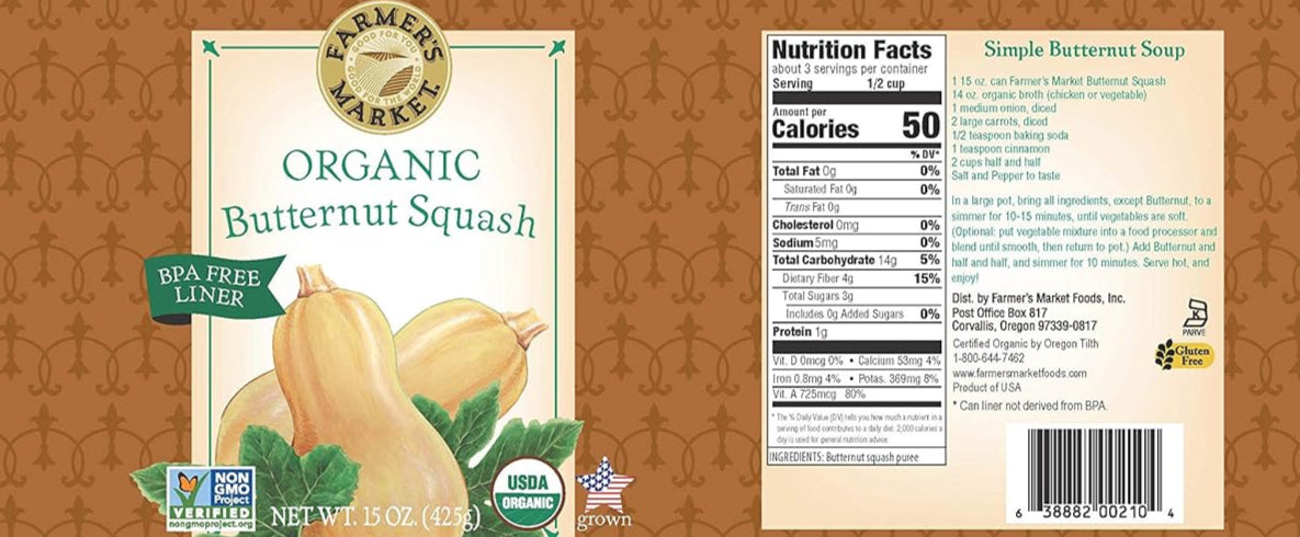 Organic Butternut Squash