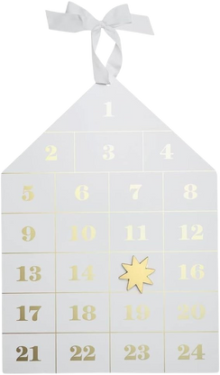 XL Magnetic Advent Calendar - Cream Gold