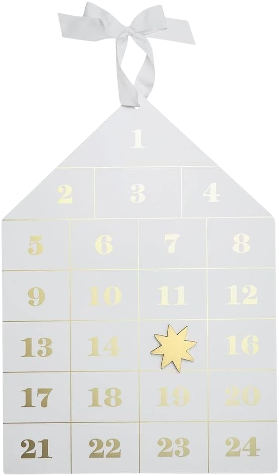 XL Magnetic Advent Calendar - Cream Gold