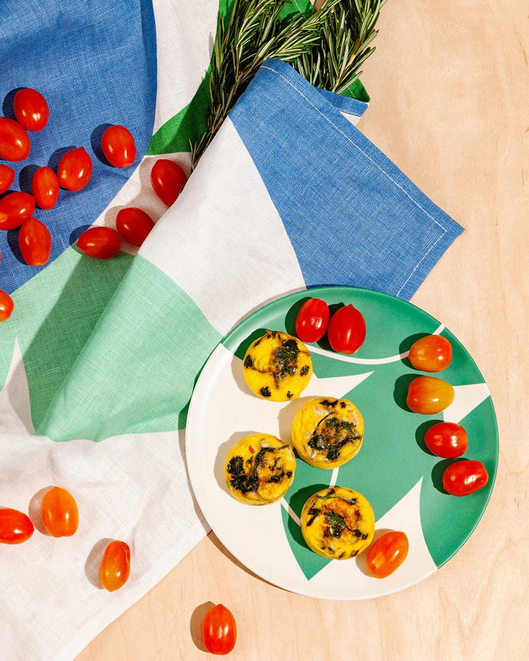 Bamboo Salad Plate Set in Flora (4 CT)