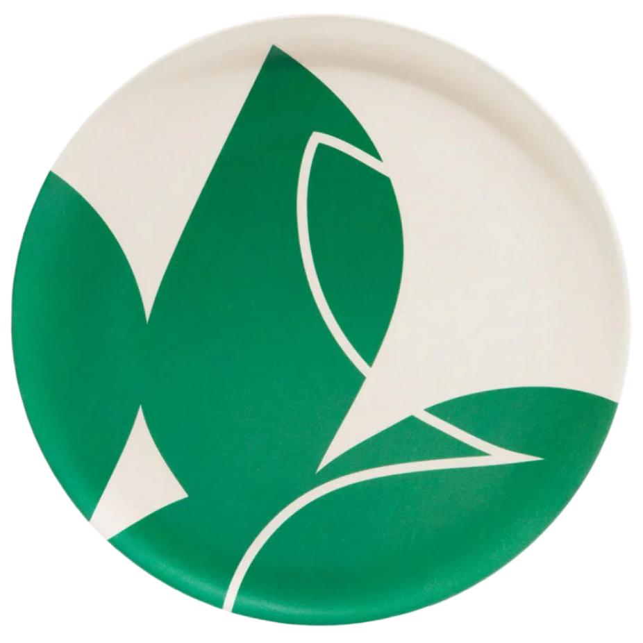 Bamboo Salad Plate Set in Flora (4 CT)