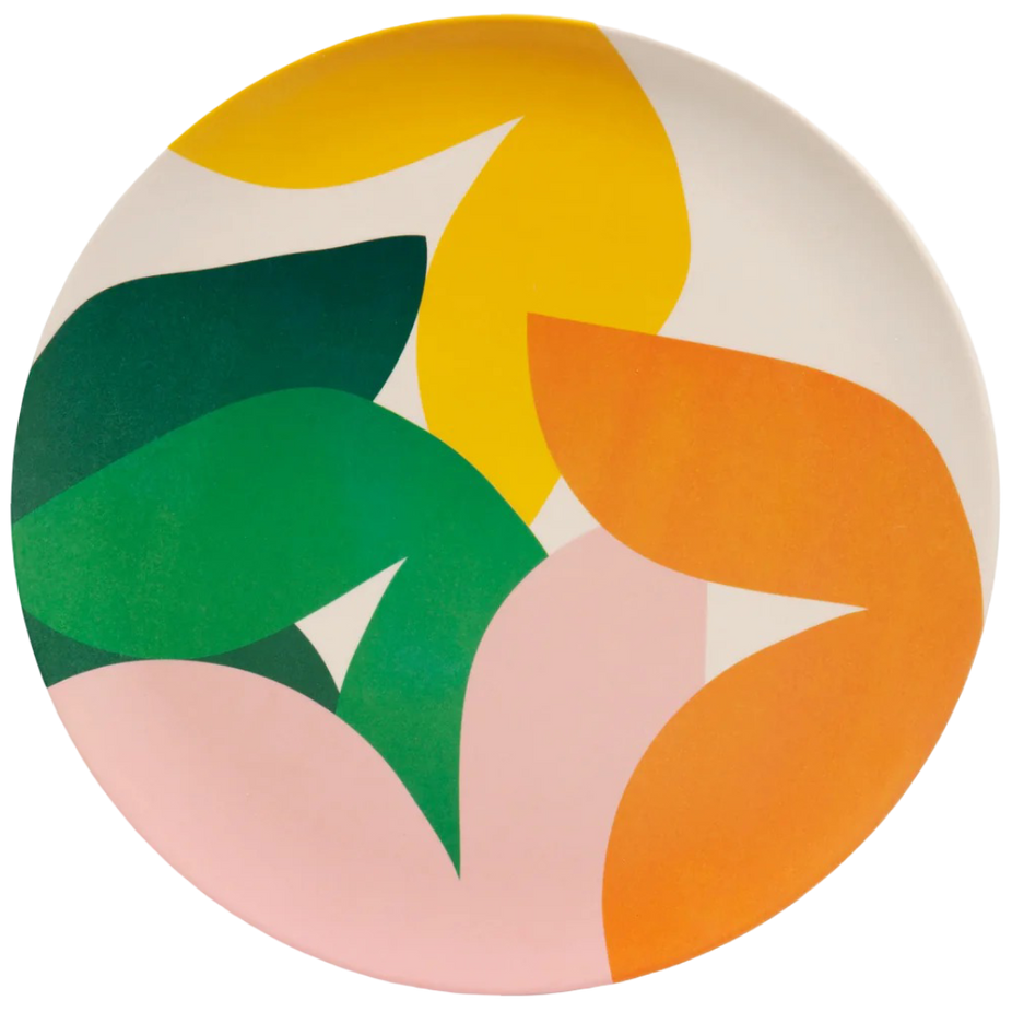 Bamboo Dinner Plate Set in Flora (4 CT)