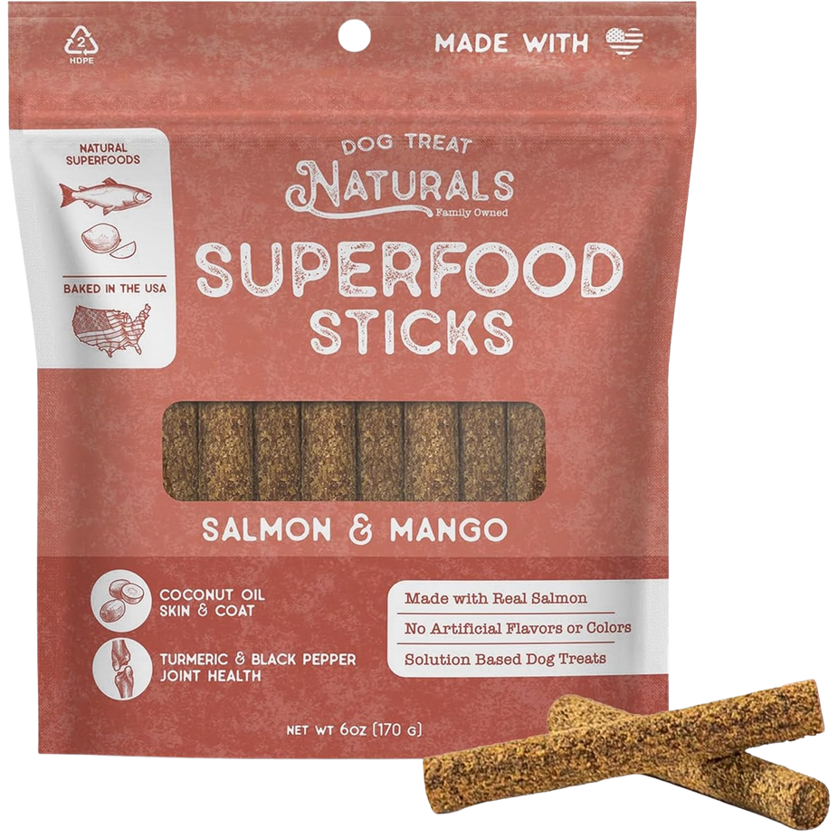 Salmon & Mango Superfood Dog Sticks