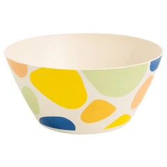 Bamboo Serving Bowl in Pebbles