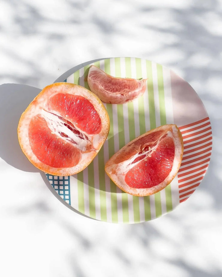 Bamboo Salad Plate Set in Angles (4 CT)