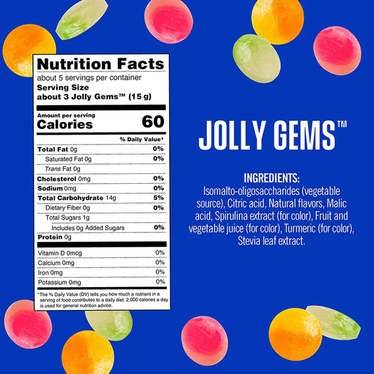 Nutrition Information - Jolly Gems Candy