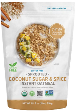 Instant Oatmeal, Sprouted Coconut Sugar & Spice
