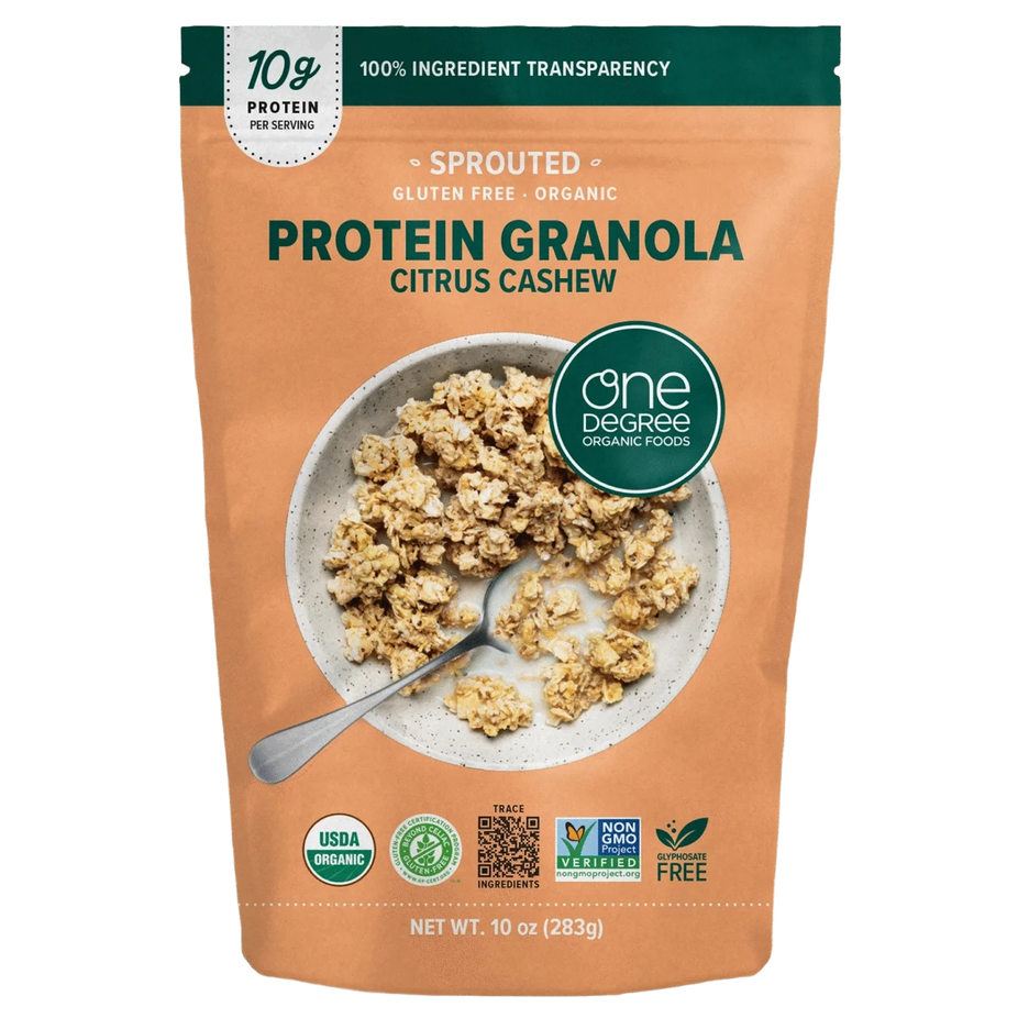 Organic Protein Citrus Cashew Granola