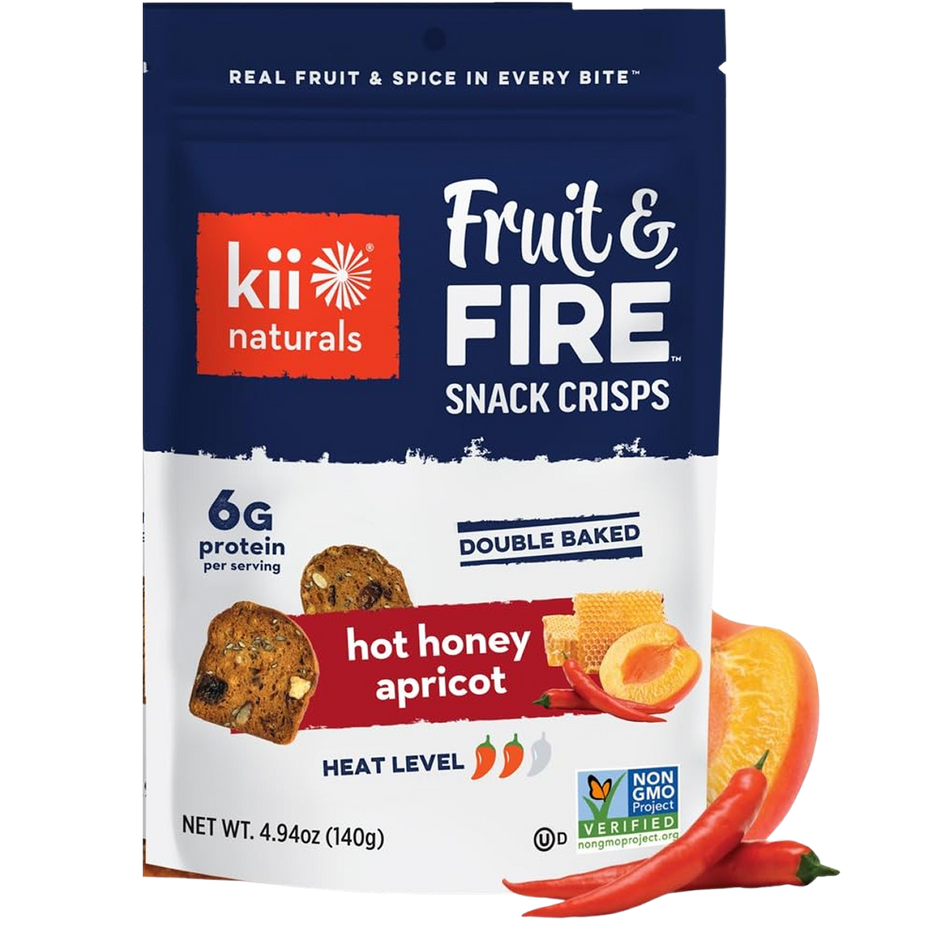 Hot Honey Apricot Fruit & Fire Snack Crisps