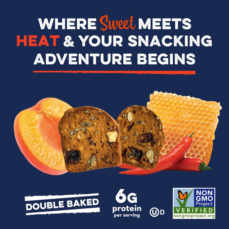 Hot Honey Apricot Fruit & Fire Snack Crisps