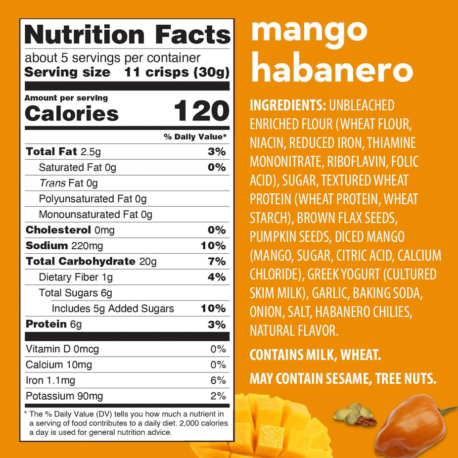 Mango Habanero Snack Crisps