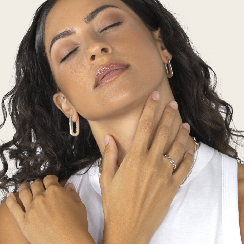 Paperclip Chain Ring