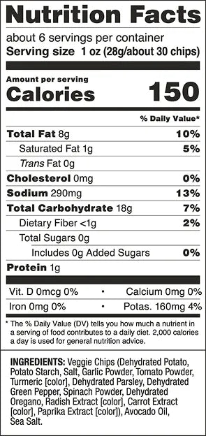 Sea Salt Veggie Chips