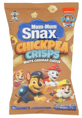 White Cheddar Snax Chickpea Crisps