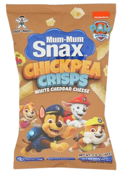 White Cheddar Snax Chickpea Crisps