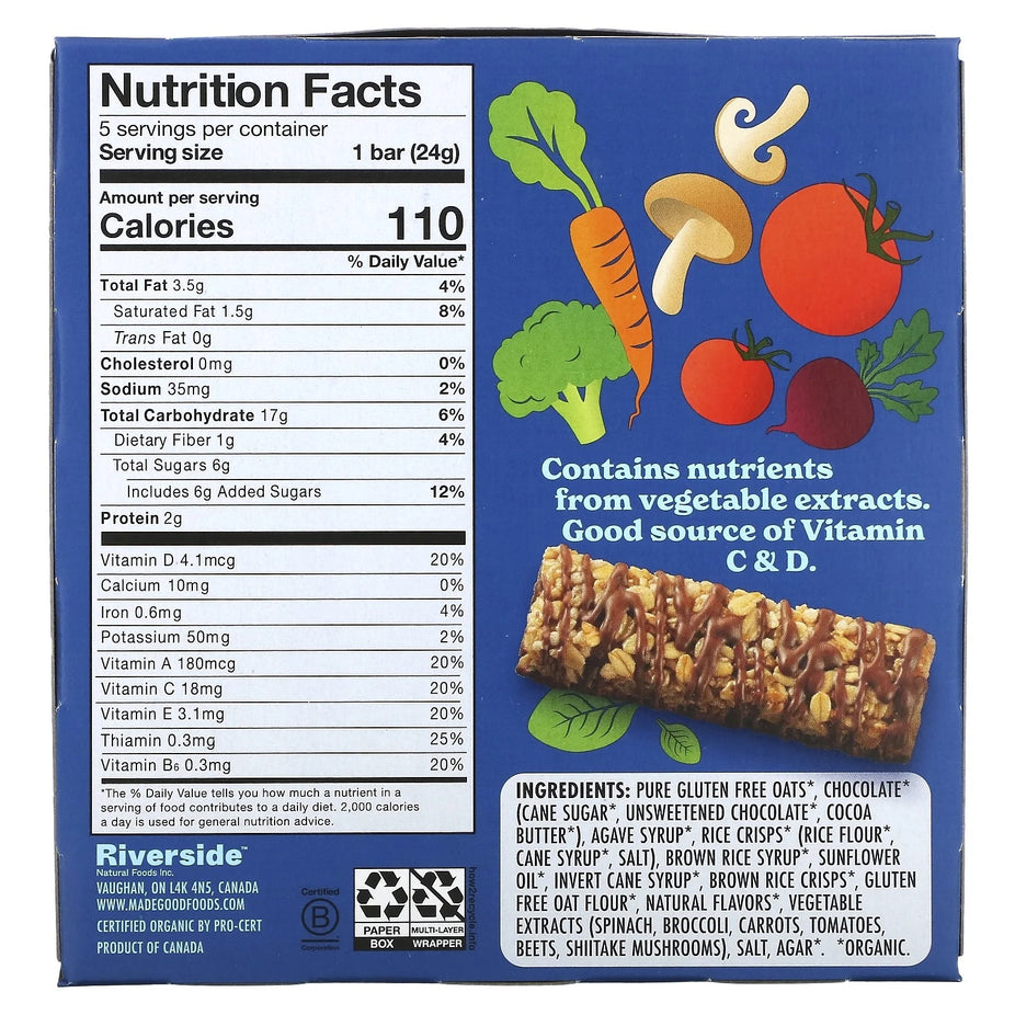 Chocolate Drizzled Vanilla Granola Bar (5 CT)