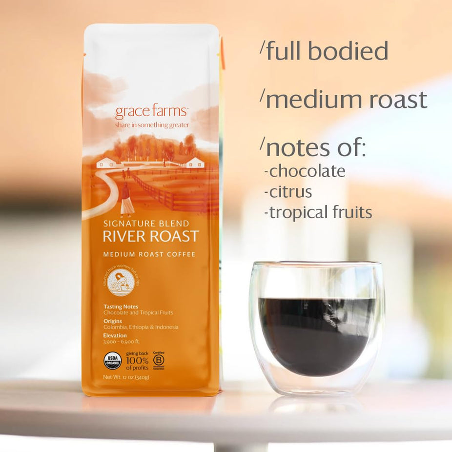 River Roast Blend Medium Roast - Whole Bean Coffee