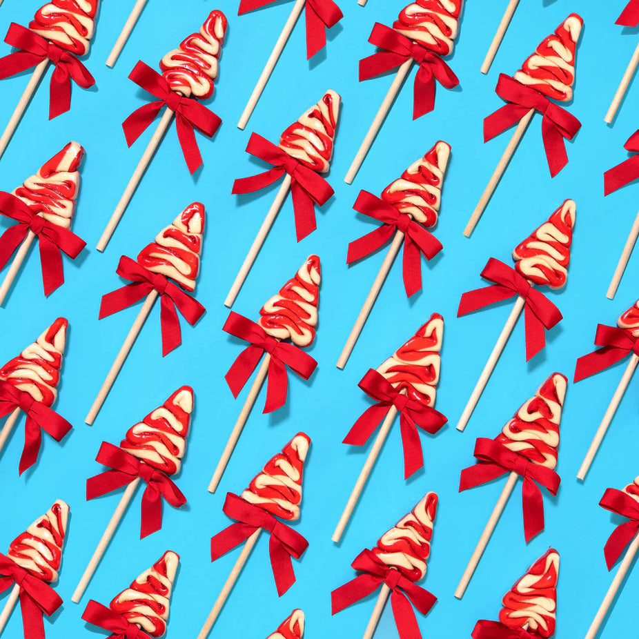Organic Candy Cane Tree Lollipop