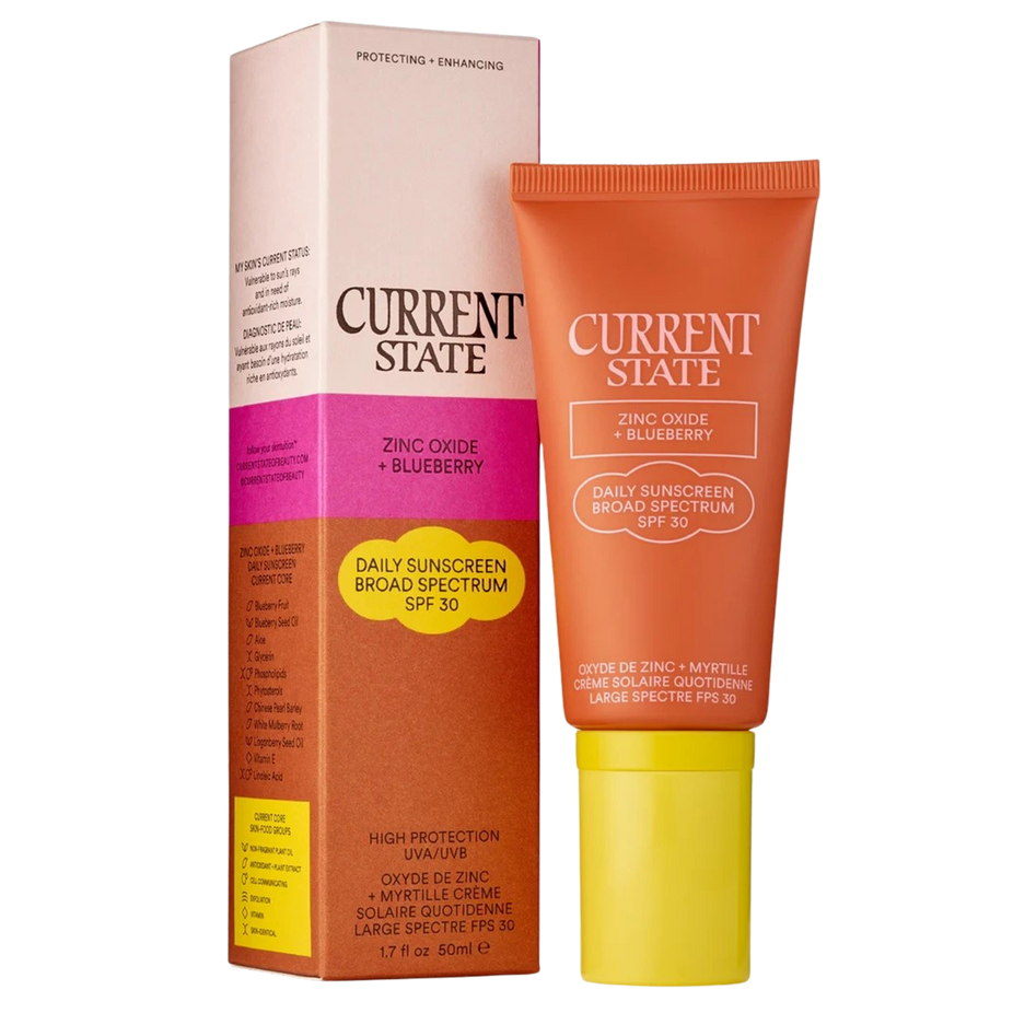 Zinc Oxide and Blueberry Daily Sunscreen Broad Spectrum SPF 30