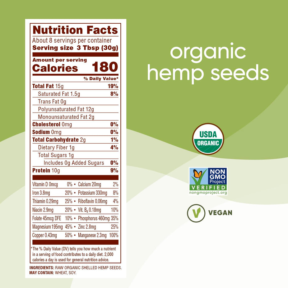 Raw Shelled Hemp Seeds