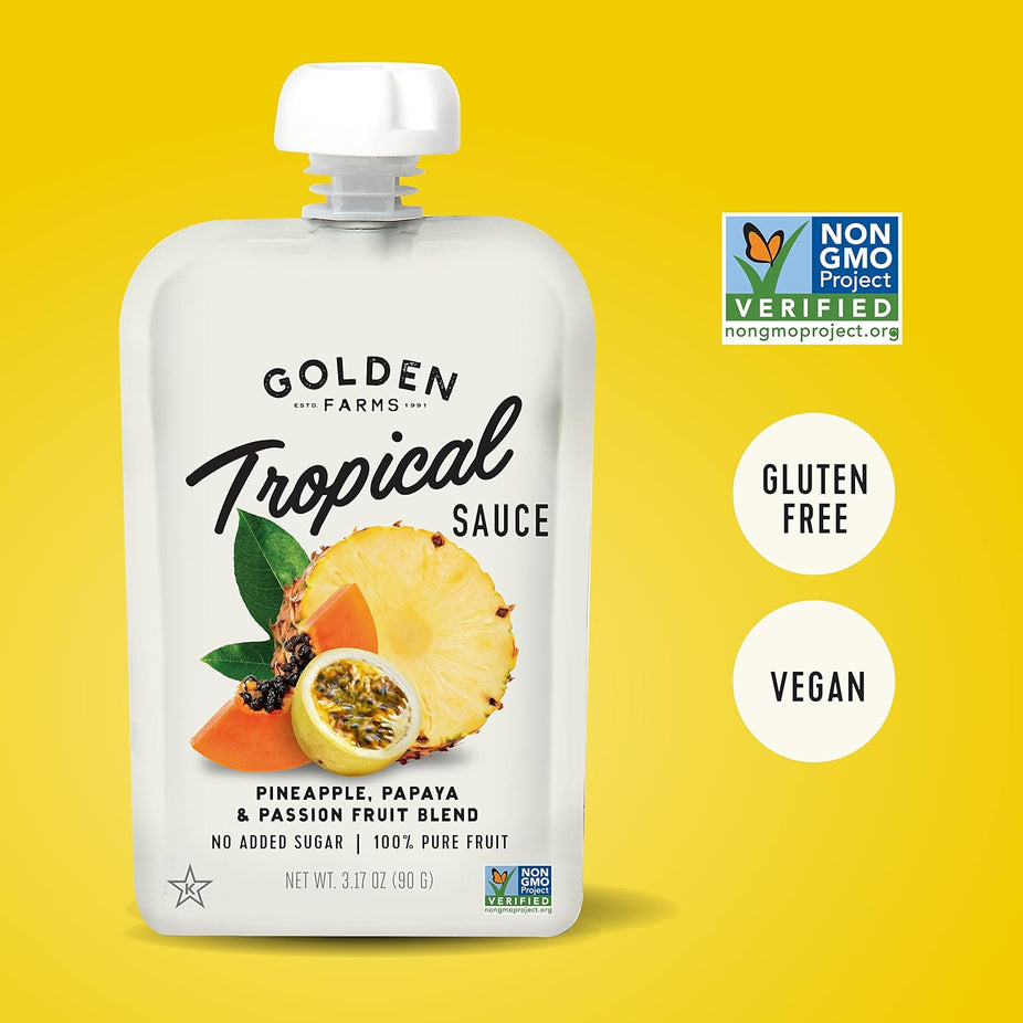 Pineapple, Papaya & Passion Fruit Blend Tropical Sauce (4 Pack)
