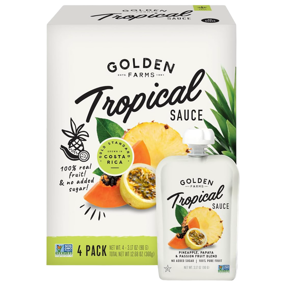 Pineapple, Papaya & Passion Fruit Blend Tropical Sauce (4 Pack)